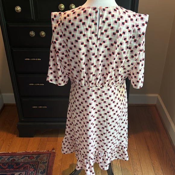 ANONYME DESIGNERS Geometric Print Dress Size Large - Picture 5 of 11